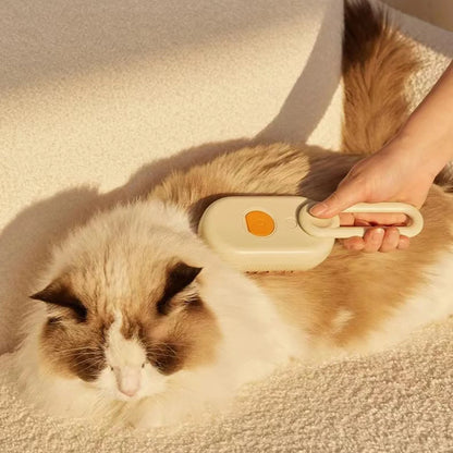 Rechargeable Pet Spray Brush for Long Hair Animals Cat Dog Massage Comb Steam Cleaning Hair Stuff Mascotas Grooming Accessories