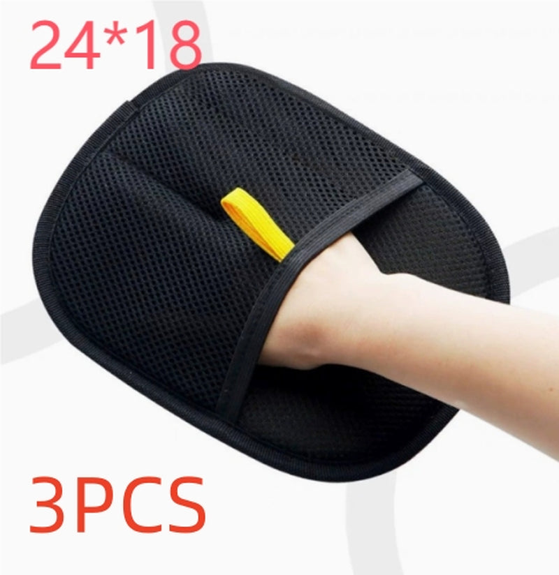 Pet Hair Remover Mitt Pet Hair Remover Gloves Deshedding Brush Glove for Dog Cat Rabbit with Long Short Curly Hair